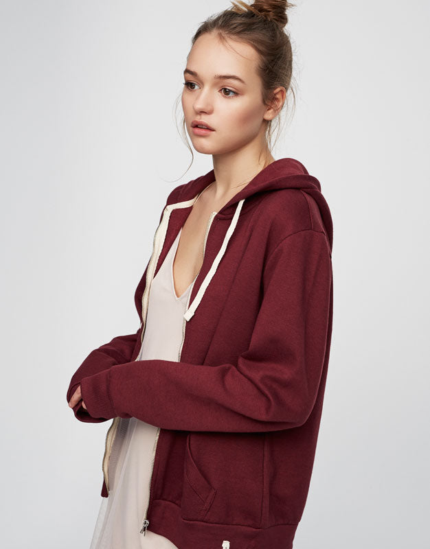 Basic zipped sweatshirt